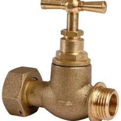 Robinet d'arrêt après compteur d'eau avec tête potence - industries-Watts Discount