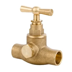 Robinet d'arrêt avec 2 purges ø16 mm-Diall Hot