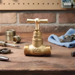 Robinet d'arrêt mâle mâle 15/21-Diall Online