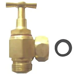 Robinet d'arrêt équerre brut 12 x 17^ New