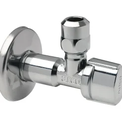 Robinet d'arrêt équerre sur rosace à manette - Nova - - M 1/2' - Bicône Diamètre 10 mm^Arco Discount