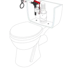 Robinet flotteur latéral laiton Jollyfill 3/8^Wirquin Online