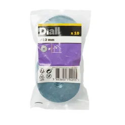 Rondelles plates larges de réparation en acier au carbone ø 10mm - 10 pièces^Diall Hot