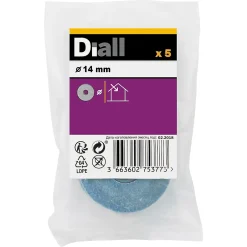 Rondelles plates larges en acier au carbone ø 14mm - 5 pièces-Diall Outlet