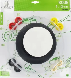 Roue Ø150 mm pour tondeuse-Jardin Pratic Hot