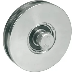 Roue à rainure ronde de 100 mm avec rainure de 8 mm pour le câble avec boulon et écrou-Ibfm Hot