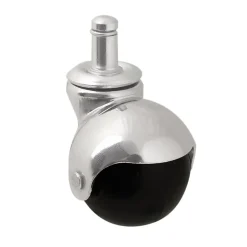 Roulette bille pivotante sans frein ø50 mm, tige, charge max 40kg- Clearance