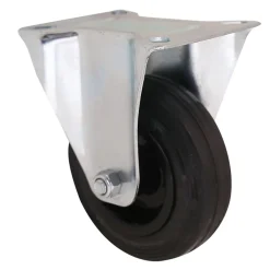 Roulette fixe ø10 cm,75 kg Caoutchouc^