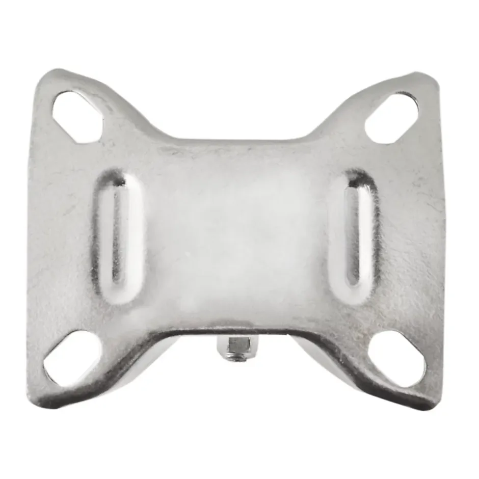 Roulette fixe noire ø12.5 cm, charge max 100 kg- Discount