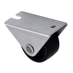 Roulette fixe noire ø2.5 cm, charge max 10 kg^ New