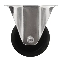 Roulette fixe noire ø8 cm, charge max 70 kg- Sale