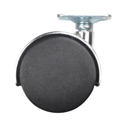 Roulette jumelée pivotante sans frein ø50 mm, plaque 38 x 38 mm chromé, charge max 40 kg^ Hot