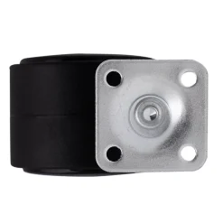 Roulette jumelée pivotante sans frein ø50 mm, plaque 38 x 38 mm, charge max 40 kg- Discount