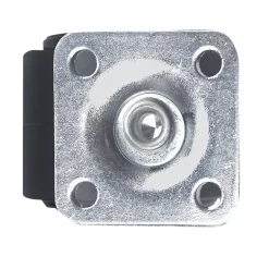 Roulette jumelée pivotante sans frein ø40 mm, plaque, charge max 30kg^ Clearance