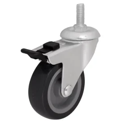 Roulette pivotante ø7.5 cm,55 kg Caoutchouc thermoplastique (TPR)- Sale