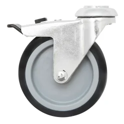 Roulette pivotante avec frein ø100 mm, œil, charge max 70kg- Sale