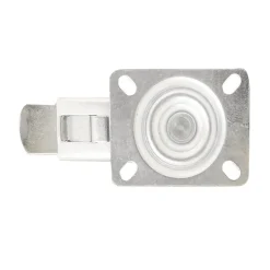 Roulette pivotante noire ø10 cm avec freins, charge max 75 kg^ Clearance