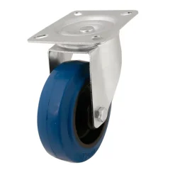 Roulette pivotante sans frein ø100 mm, plaque 105 x 85 mm, charge max 100kg^ Online