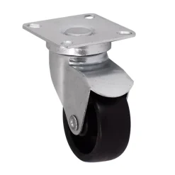 Roulette pivotante sans frein ø41 mm, plaque 42 x 42 mm, charge max 25kg-