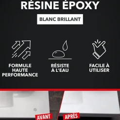 Répare faïence, émail, céramique Matériaux blanc 30g^Sinto Outlet