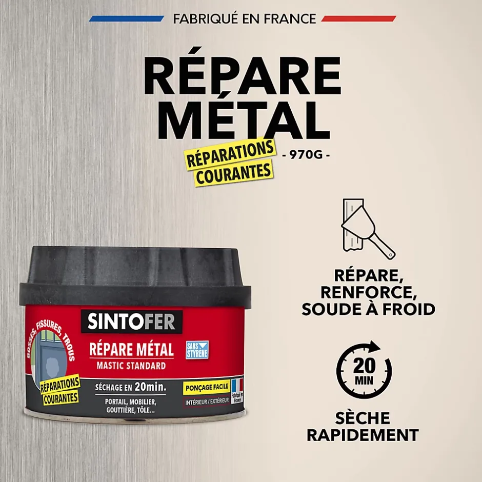 Répare métal standard 500 ml-Sintofer Discount