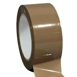 Ruban adhésif d'emballage polypropylène havane 28mic - rouleau adhésif marron 48 mm x 100 m^Tecplast Outlet