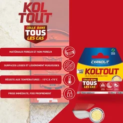Ruban adhésif double face Koltout Express 48 mm x 18 mm - 10 pièces^Cyanolit Sale