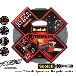 Ruban adhésif toile de réparation Extremium 25 x 48 mm noir-Scotch Hot