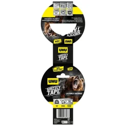 Ruban adhésif Grizzly tape noir 25 m-UHU Hot
