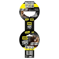 Ruban adhésif Grizzly tape gris 25m^UHU Outlet