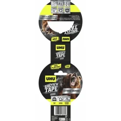 Ruban adhésif Grizzly tape gris 25m^UHU Outlet