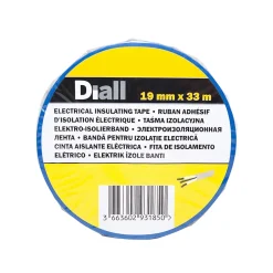 Ruban d'isolation électrique 19 mm x 33 m bleu-Diall