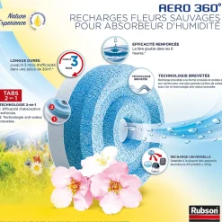 - Recharge Aero 360 Nature Experience Fleurs Sauvages Lot De 4 Recharges-Rubson