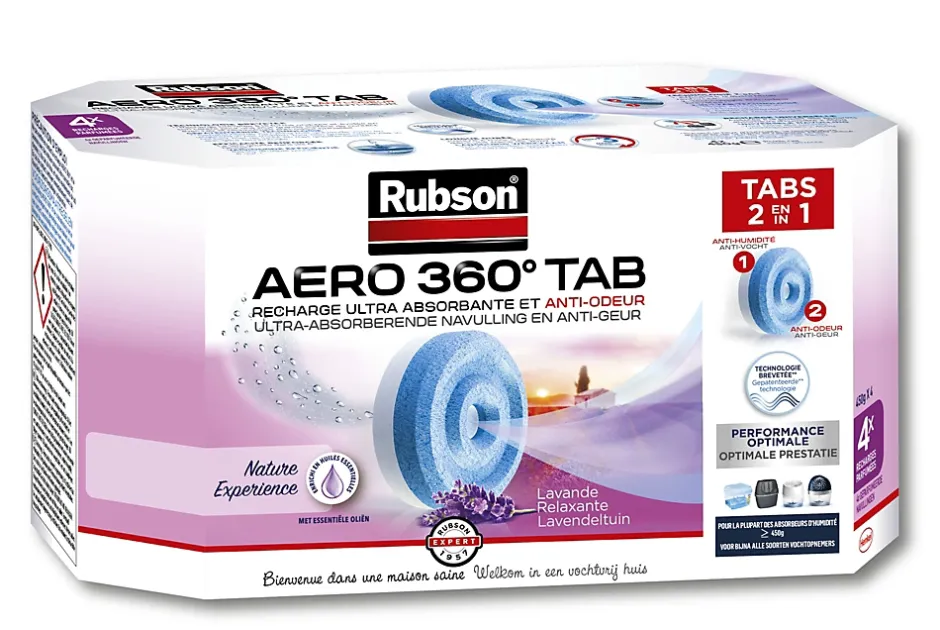 Pack de 4 recharges Aero 360 Lavande-Rubson Hot