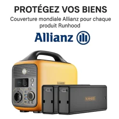 HE600 + 4 EB324 - Station Modulaire 600 W 1296 Wh avec Hot-Swap-Runhood Clearance