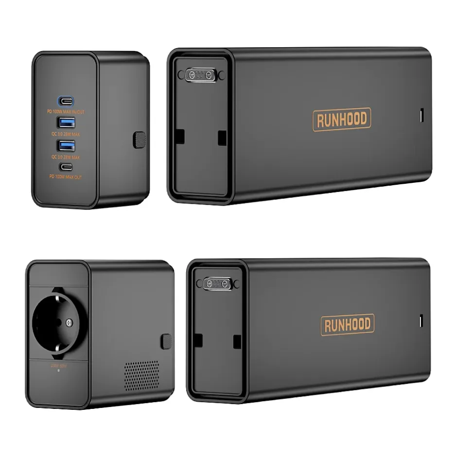 Weekend Digital - Kit Nomade 648 Wh USB + AC 80 W-Runhood Hot