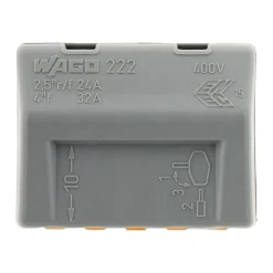 Sachet de 5 bornes 5 entrées série 222 -^Wago Discount