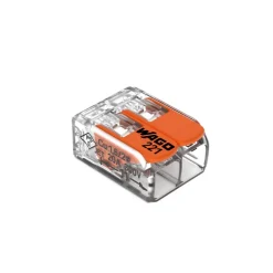 Sachet de 10 bornes 2 entrées série 221 -^Wago Discount