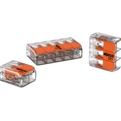 Sachet de 10 bornes 2 entrées série 221 -^Wago Discount