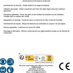 Sachet de 50 Chevilles NYX 6x30 - Fixation Sécurisée - Idéal pour Bricolage - GRUPO DESA^ Outlet