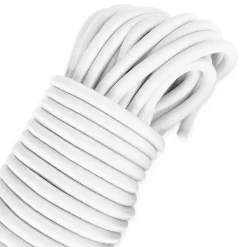 Sandow élastique Blanc 30 mètres - Qualité PRO 9SW - Tendeur pour bâche de diamètre 9 mm^Tecplast Best