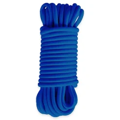 Sandow élastique Bleu 15 mètres - Qualité PRO 9SW - Tendeur pour bâche de diamètre 9 mm^Tecplast