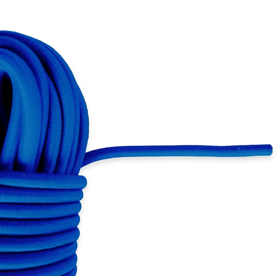 Sandow élastique Bleu 90 mètres - Qualité PRO 9SW - Tendeur pour bâche de diamètre 9 mm^Tecplast Clearance
