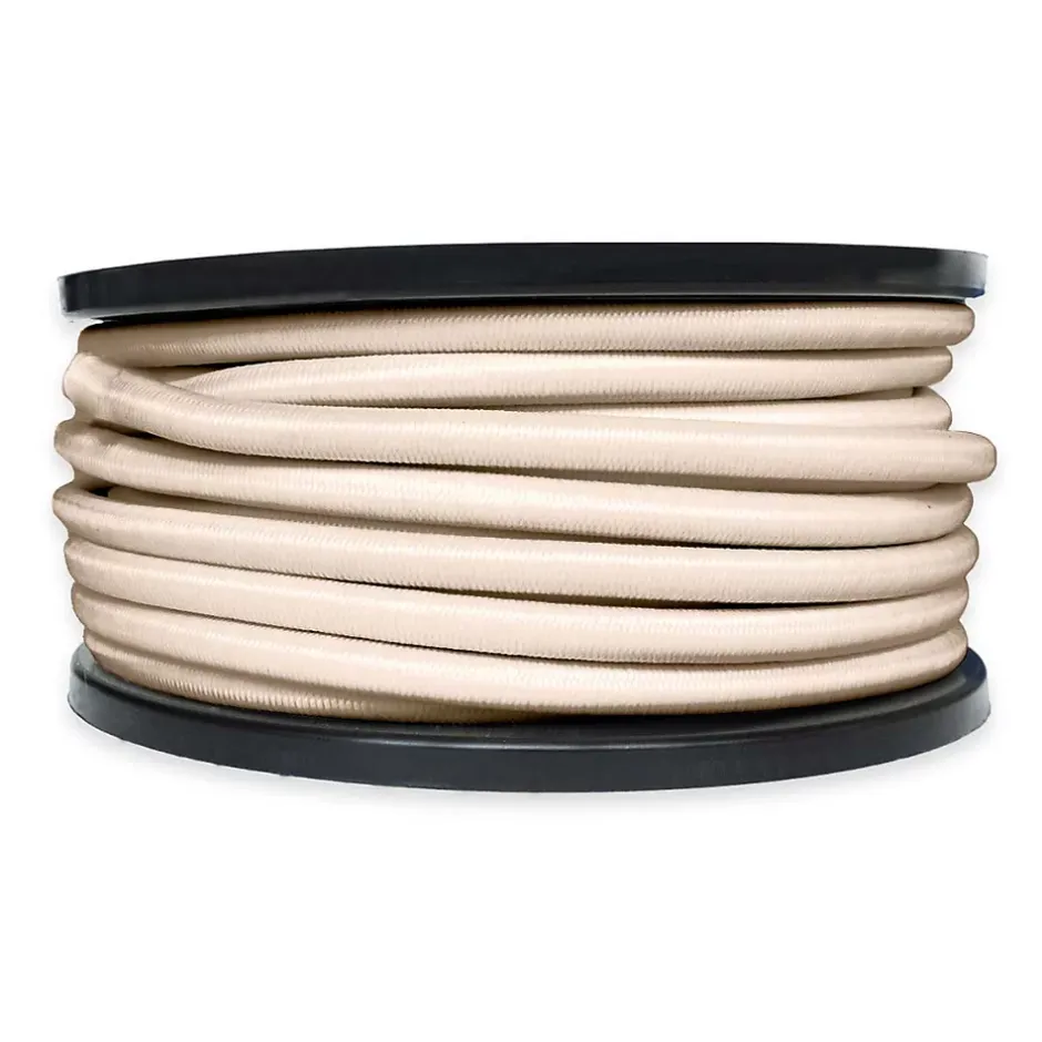 Sandow élastique Ivoire 25 mètres - Qualité PRO 9SW - Tendeur pour bâche de diamètre 9 mm-Tecplast Discount