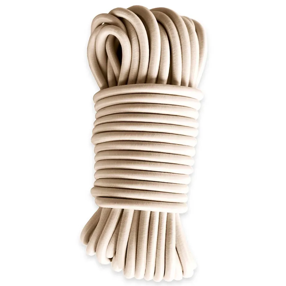 Sandow élastique Ivoire 20 mètres - Qualité PRO 9SW - Tendeur pour bâche de diamètre 9 mm-Tecplast Sale