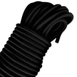 Sandow élastique Noir 60 mètres - Qualité PRO 9SW - Tendeur pour bâche de diamètre 9 mm^Tecplast Online