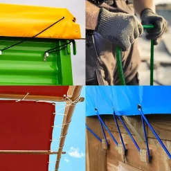 Sandow élastique Vert 25 mètres - Qualité PRO 9SW - Tendeur pour bâche de diamètre 9 mm-Tecplast Sale