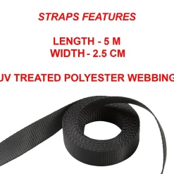 Sangle à cliquet avec crochet 5 mètres-Master Lock New