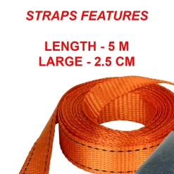 Sangle à cliquet de 5 m Orange^Master Lock Best