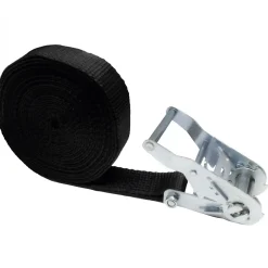 Sangle d'arrimage à cliquet - 35 mm x 7 m - Noir --Linxor Hot